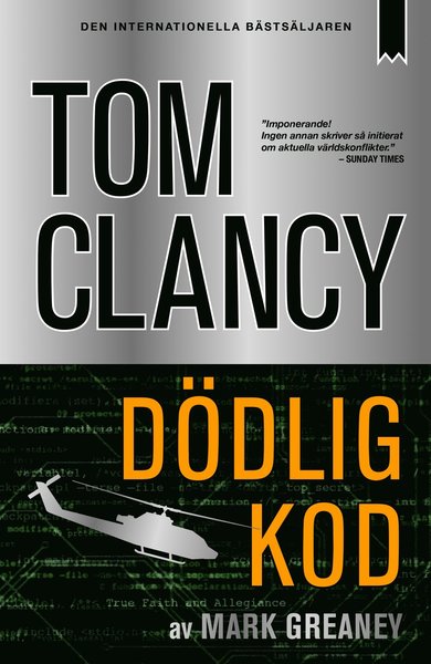 Cover for Mark Greaney · Jack Ryan: Dödlig kod (Bound Book) (2017)