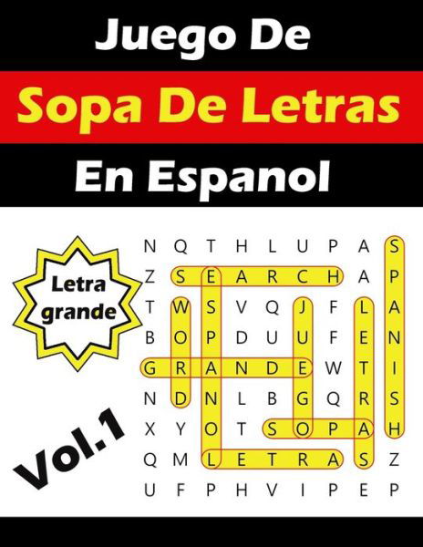 Cover for Iraoui Publishing · Juego De Sopa De Letras En Espanol Letra Grande (Paperback Bog) (2020)