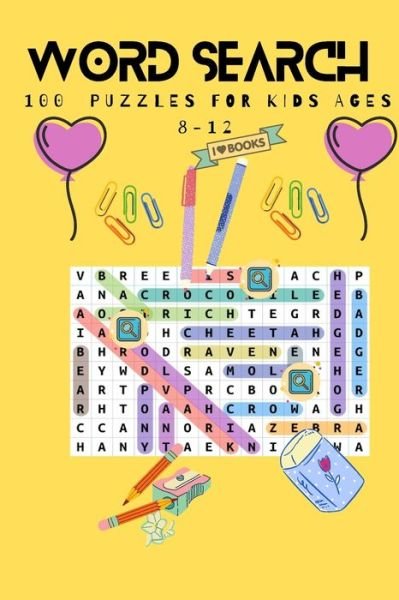 Cover for Ikram Composition · Word Search 100 Puzzles for Kids Ages 8-12 (Paperback Bog) (2021)
