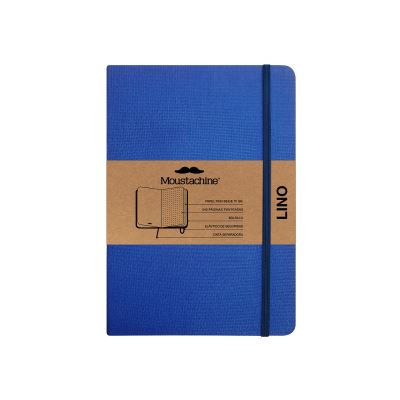 Cover for Moustachine · Moustachine Classic Linen Medium Indigo Blue Dotted Flex (Book) (2024)