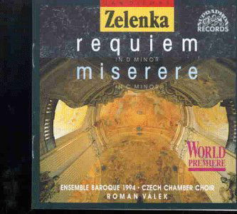 Cover for J.D. Zelenka · Requiem / Miserere (CD) (1995)