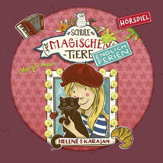 Cover for Die Schule Der Magischen Tiere · Endlich Ferien: 04: Helene Und Karajan (Hörspiel) (CD) (2020)