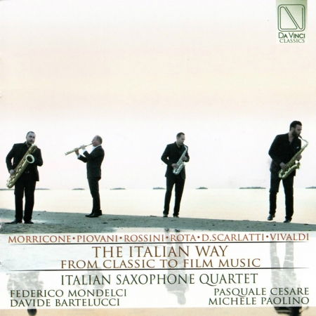 Cover for Italian Saxophone Quartet · Italian Way: from Classical to Film Music (CD) (2018)