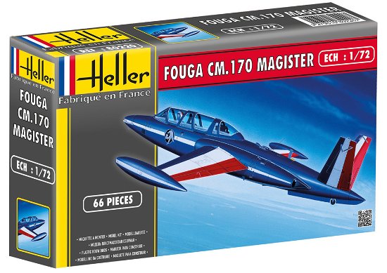 1/72 Fouga Magister Cm 170 - Heller - Merchandise - MAPED HELLER JOUSTRA - 3279510802207 - 