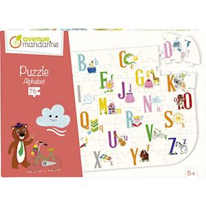 Cover for Avenue Mandarine · Puzzle, Alphabet, 76 Pc (Toys)