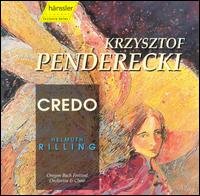 Cover for Rilling / Oregon Bach Orch · Krzysztof Penderecki: Credo (CD) (2020)