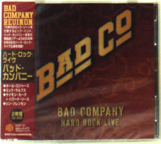Cover for Bad Company · Hard Rock Live (CD) [Japan Import edition] (2010)
