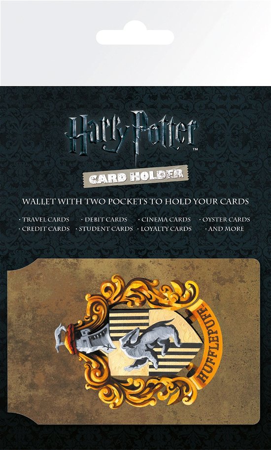 HARRY POTTER - Card Holder - Hufflepuff * - Harry Potter - Merchandise - Gb Eye - 5028486367207 - 