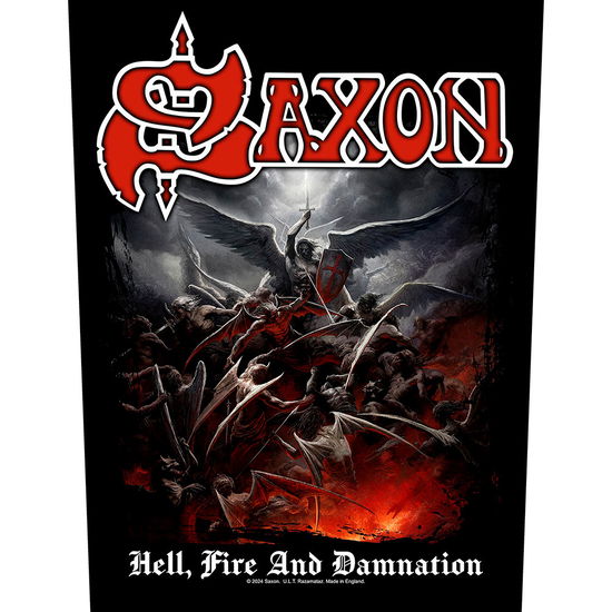 Cover for Saxon · Saxon Back Patch: Hell, Fire And Damnation (MERCH) (2024)