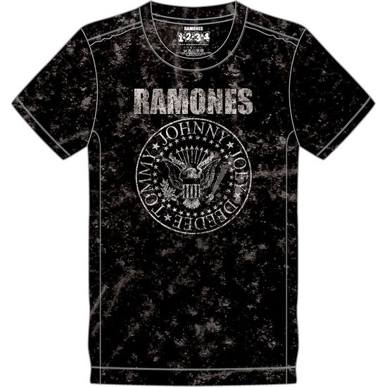 Cover for Ramones · Ramones Unisex T-Shirt: Presidential Seal (Wash Collection) (T-shirt) [size XL] [Black - Unisex edition]