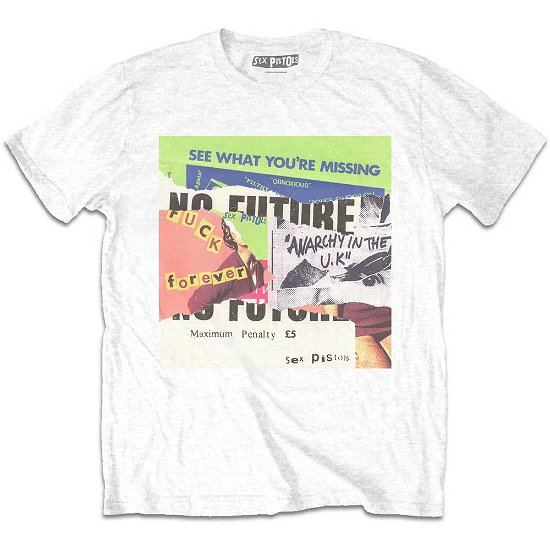 The Sex Pistols Unisex T-Shirt: Collage - Sex Pistols - The - Merchandise -  - 5056561016207 - 