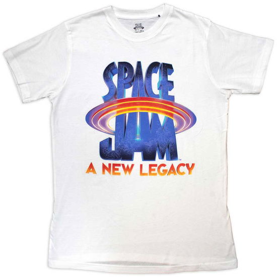 Space Jam Unisex T-Shirt: Space Jam 2 Logo (White) - Space Jam - Gadżety -  - 5056737240207 - 26 lutego 2024