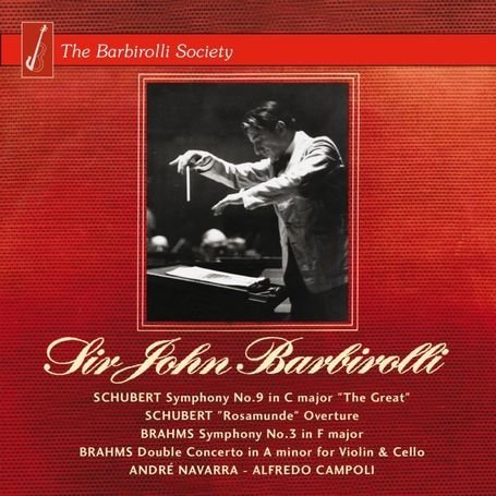 Cover for John Barbirolli / Halle Orches · Schubert &amp; Brahms -Symphonie (CD) (2010)