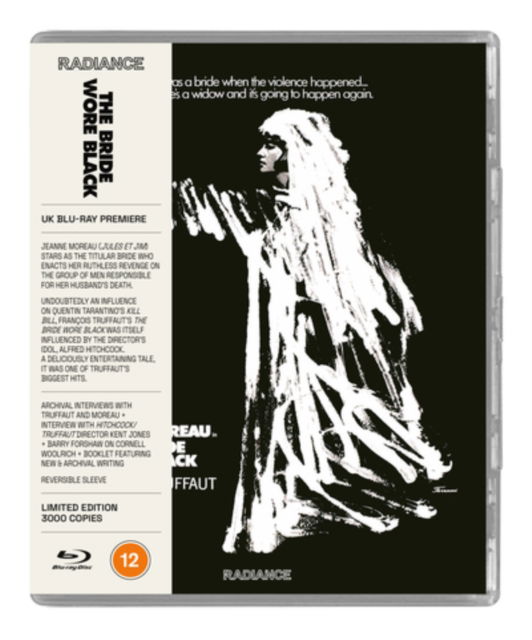 The Bride Wore Black Limited Edition - François Truffaut - Films - Radiance Films - 5060974680207 - 15 mei 2023