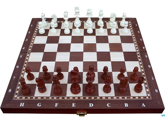 Wooden Chess (40*40 Cm) -  - Brætspil -  - 7090033001207 - 