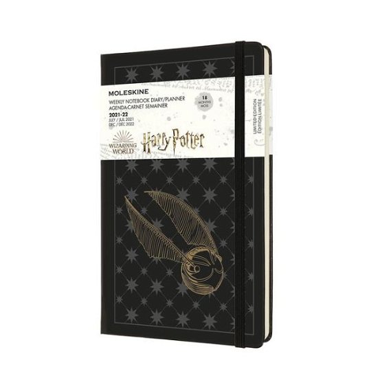 Cover for Moleskine · Moleskine Ltd. Ed. Harry Potter 2022 18-Month Weekly Large Hardcover Notebook: Black (Book) (2021)
