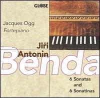 Cover for Jacques Ogg · Sonatas and Sonatinas for Pianoforte Globe Klassisk (CD) (2000)