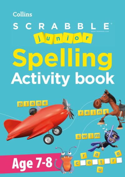 SCRABBLE™ Junior Spelling Activity Book Age 7-8 - Collins Scrabble - Livros - HarperCollins Publishers - 9780008526207 - 9 de junho de 2022