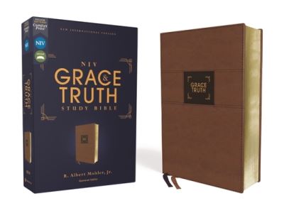 Cover for Zondervan · NIV, The Grace and Truth Study Bible, Leathersoft, Brown, Red Letter, Comfort Print (Imitation Leather Bo) (2021)