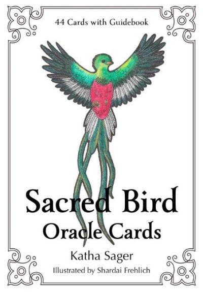 Cover for Sager, Katha (Katha Sager) · Sacred Bird Oracle Cards: 44 Oracle Cards with Guidebook (Bok) (2022)
