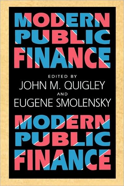 Cover for John M Quigley · Modern Public Finance (Paperback Book) (2000)