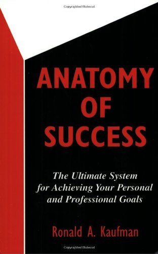 Cover for Ronald A. Kaufman · Anatomy of Success (Pocketbok) (1998)