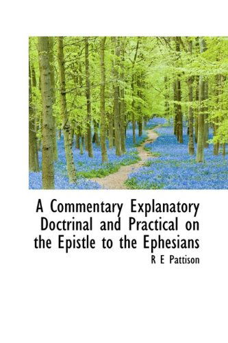 Cover for R E Pattison · A Commentary Explanatory Doctrinal and Practical on the Epistle to the Ephesians (Paperback Book) (2009)