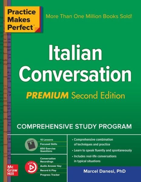Cover for Marcel Danesi · Practice Makes Perfect: Italian Conversation, Premium Second Edition (Taschenbuch) (2017)