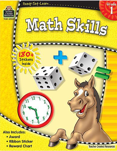 Cover for Teacher Created Resources Staff · Ready-set-learn: Math Skills Grd 1 (Paperback Bog) [Csm edition] (2009)