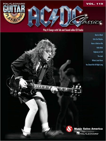 AC/DC Classics: Guitar Play-Along Volume 119 - Ac/dc - Kirjat - Hal Leonard Corporation - 9781423489207 - tiistai 1. kesäkuuta 2010