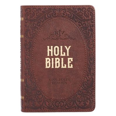 Cover for KJV Compact Bible--imitation leather, dark brown (Book) (2020)