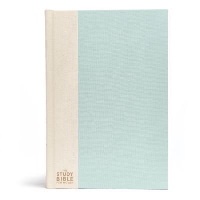 Cover for CSB Bibles by Holman · The CSB Study Bible For Women, Light Turquoise / Sand Hardcover (Hardcover bog) (2018)