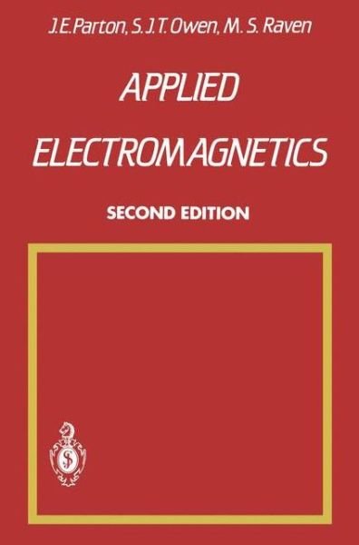 Cover for Parton · Applied Electromagnetics (Paperback Bog) [Softcover reprint of the original 1st ed. 1986 edition] (2012)