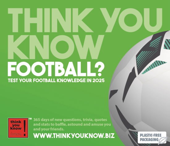 Cover for Think You Know · Think You Know Football Box Calendar 2025 (Paperback Book) (2024)