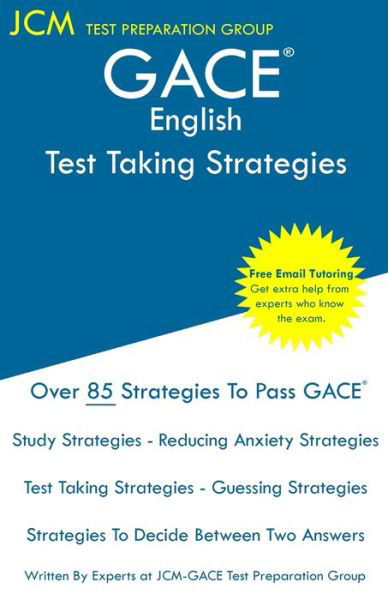 Cover for Jcm-Gace Test Preparation Group · GACE English - Test Taking Strategies (Paperback Bog) (2019)