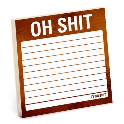 Cover for Knock Knock · Knock Knock Oh Shit Metallic Sticky Notes (Print) (2019)