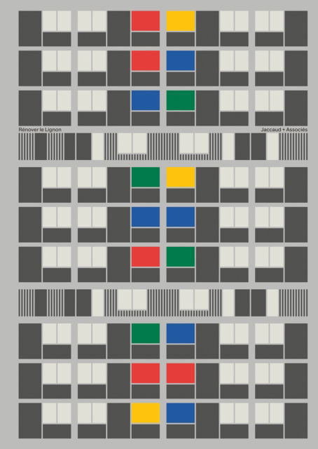 Cover for Renovating Le Lignon: The renewal of an iconic Swiss housing estate (Hardcover Book) (2024)