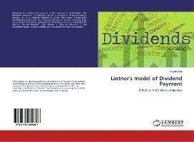Cover for Iyer · Lintner's model of Dividend Paymen (Bog)