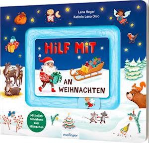 Cover for Kathrin Lena Orso · Meine Schiebebahn-Pappe: Hilf mit an Weihnachten (Book) (2024)