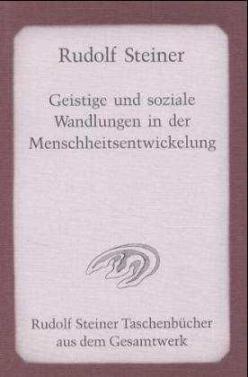 Cover for Rudolf Steiner · Steiner Tb.0752 Geist.u.sozial.wandlung (Book)