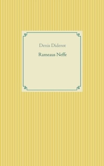 Cover for Diderot · Rameaus Neffe (Bok) (2020)