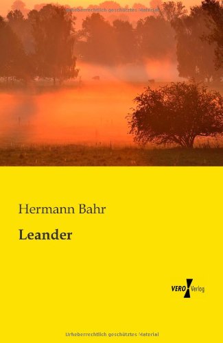 Cover for Hermann Bahr · Leander (Taschenbuch) [German edition] (2019)