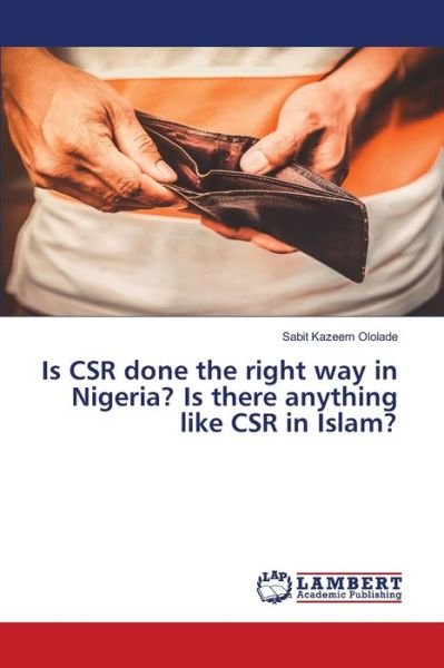 Cover for Ololade · Is CSR done the right way in Ni (Book) (2020)
