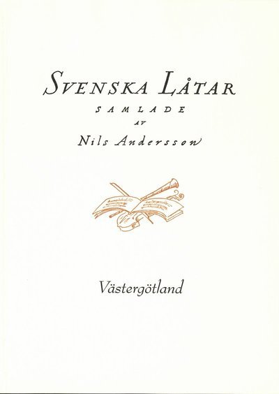 Cover for Nils Andersson · Svenska låtar Västergötland (Bog) (2019)