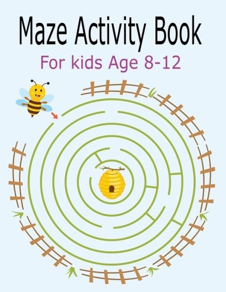 Cover for Kr Print House · Maze Activity Book For Kids Age 8-12 (Paperback Bog) (2020)