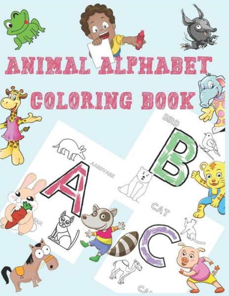 Cover for Pete C Puzzling · Animal Alphabet Coloring Book (Paperback Book) (2020)