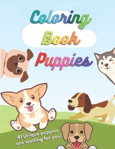 Cover for P K Doe · Coloring Book Puppies (Paperback Book) (2021)