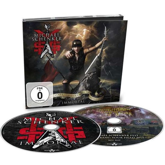 Cover for Msg (Michael Schenker Group) · Immortal (Limited Edition) (+Bonus Live Blu-Ray) (Digi) (CD) [Limited edition] [Digipak] (2021)