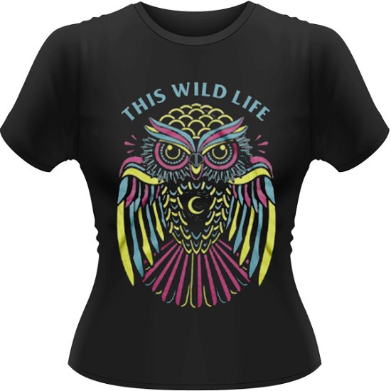 Cover for This Wild Life · Owl Girls / Black (T-shirt) [size L] (2015)