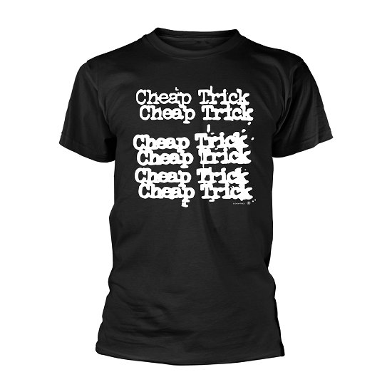 Cover for Cheap Trick · Logo (T-shirt) [size XXL] [Black edition] (2019)